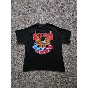 Vintage Rare Sturgis Black Hills Rally 2001 T-shirt L South Dakota USA Harley